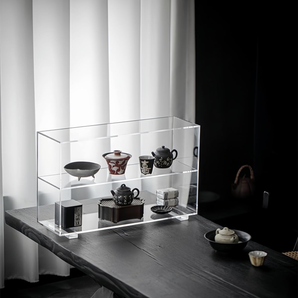 1/18.1/24展示可・WH基調・3面発光ディスプレーBOX・ネオジオラマ 1/18.1/24展示可・WH基調・3面発光ディスプレーBOX・ネオジオラマ